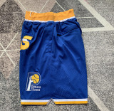 PACERS Retro Blue Four Bags NBA Pants