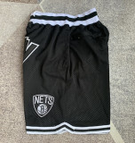 Nets Black Four Bags NBA Pants