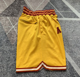 Lakers Kobe High school edition Yellow Four Bags NBA Pants