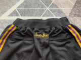 Lakers Black Four Bags NBA Pants