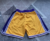 Lakers Kobe Yellow Four Bags NBA Pants
