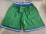 Mavericks Retro Green Four Bags NBA Pants