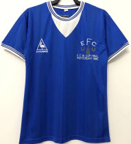 1985 Everton E.C.W CUP FINAL Retro Soccer Jersey