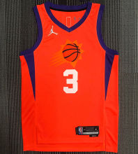 2022 Suns PAUL #3 Orange 75 Years NBA Jerseys 75周年