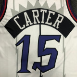 Toronto Raptors CARTER # 15 Retro White NBA Jerseys