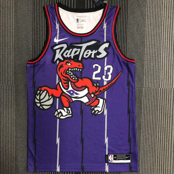 Toronto Raptors VANVLEET #23 Retro Purple NBA Jerseys