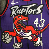 Toronto Raptors SIAKAM # 43 Retro Purple NBA Jerseys