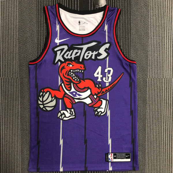 Toronto Raptors SIAKAM # 43 Retro Purple NBA Jerseys