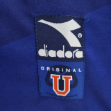 1996 Universidad de Chile Home Blue Retro Soccer Jersey