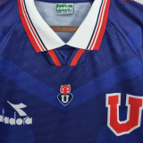 1996 Universidad de Chile Home Blue Retro Soccer Jersey