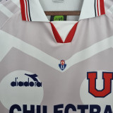 1996 Universidad de Chile Away White Retro Soccer Jersey