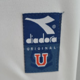 1996 Universidad de Chile Away White Retro Soccer Jersey