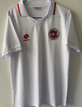 1994 Switzerland Away White Retro Soccer Jersey