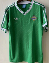 1988 North Ireland Home Green Retro Soccer Jersey