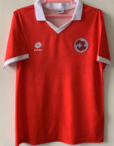 1995 Switzerland Home Red Retro Soccer Jersey