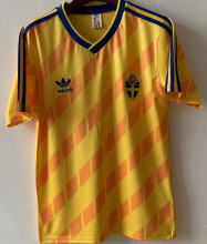 1988 Sweden Home Retro Soccer Jersey