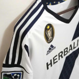 2012/13 LA Galaxy FC Home White  Retro Soccer Jersey