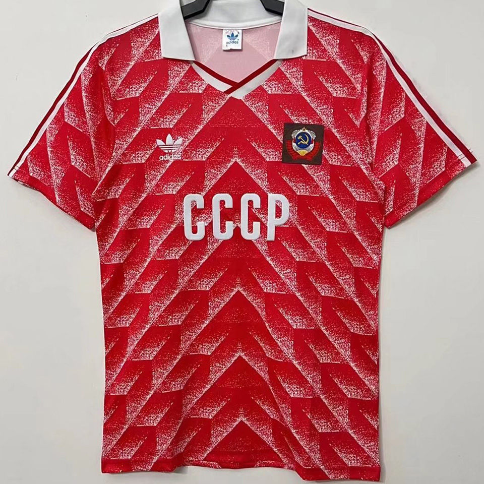 1987/88 CCCP Home Red Retro Soccer Jersey