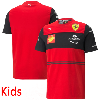 2022 Ferrari F1 Red Team Kids T-Shirt