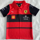 2022 Ferrari F1 Red POLO Team Kids T-Shirt
