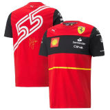 2022 Ferrari F1 55 Red Team T-Shirt
