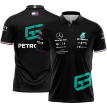 2022 Mercedes AMG Petronas 63# F1 Black Team POLO T-Shirt