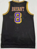 1996/97 Lakers Bryant #8 Black Mitchell Ness Retro Jerseys 刺绣