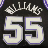 1998/99 KINGS WILLIAMS # 55 Black Mitchell Ness Retro Jerseys 刺绣