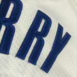 2022 Warriors CURRY #30 AU Player Version White NBA Jerseys 密绣