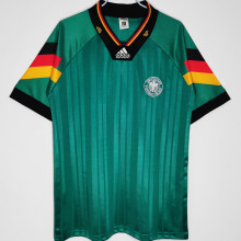 1992 Germany Away Green Retro Soccer Jersey