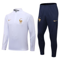 2022/23 France White Sweater Tracksuit