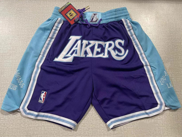 Lakers Blue Four Bags NBA Pants