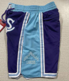 Lakers Blue Four Bags NBA Pants
