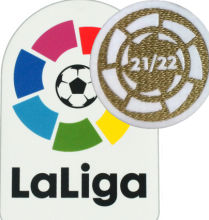 Spain Laliga Patch +2021/22 Champion Circle 西甲胶章+2021/22金圆环 You can buy it alone OR tell us which jersey to print it on