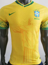 2022 Brazil Classic Yellow Player Soccer Jersey