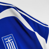2004 Greece Home Blue Retro Soccer Jersey