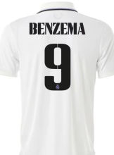 BENZEMA #9 RM Home 1:1 Quality Fans Jersey 2022/23
