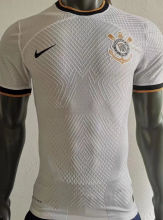 2022/23 Corinthians Home White Player Version Soccer Jersey
