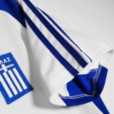 2004 Greece Away White Retro Soccer Jersey