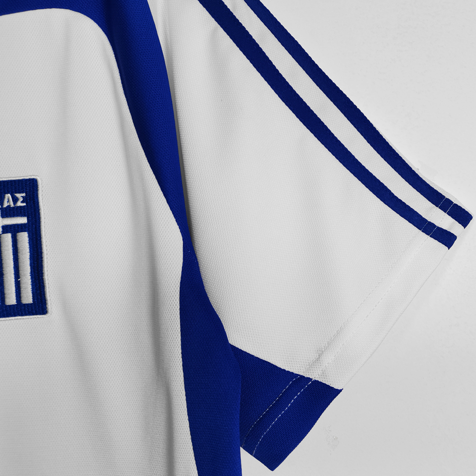 Retro Euro Cup 2004 Greece Away Soccer Jersey