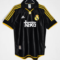 1999/01 RM Black Away Retro Soccer Jersey