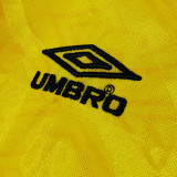 1991/93 Brazil Home Yellow Retro Soccer Jersey