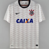 2012/13 Corinthians White Retro Soccer Jersey