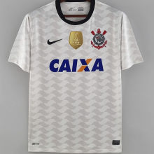 2012 Corinthians White Retro Soccer Jersey