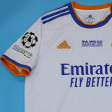 2021/22 RM Home 1:1 Quality White Fans Soccer Jersey