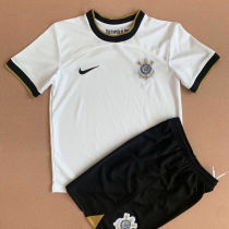 2022/23 Corinthians Home White Kids Soccer Jersey
