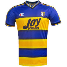 2001/2002 Parma Home Yellow Retro Soccer Jersey