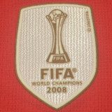 2007/08 M Utd Home Red Retro Soccer Jersey League Version 联赛版
