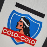 1999 Colo-Colo Third White Black Retro Soccer Jersey