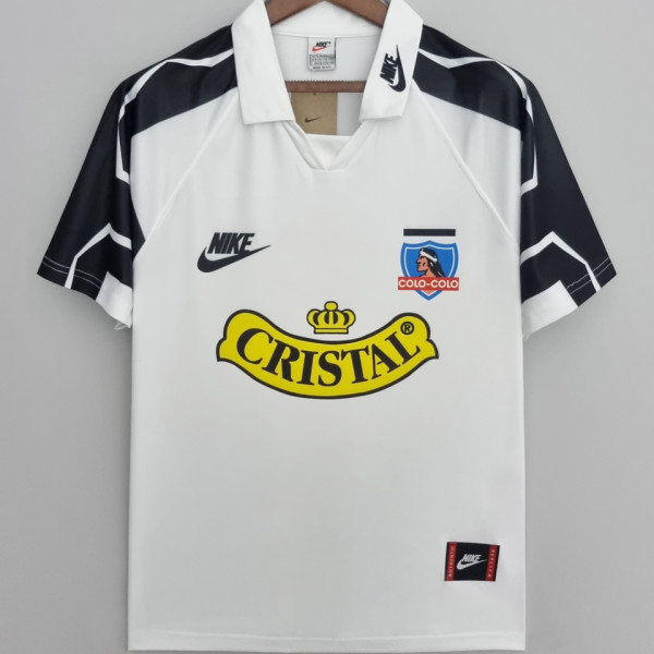 1995 Colo-Colo Home White Retro Soccer Jersey